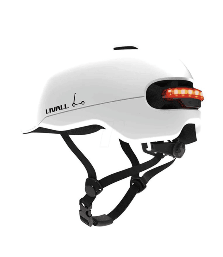 LIVALL C20 Commuter Smart Helmet White Large w/ Smart Lightning , SOS ...